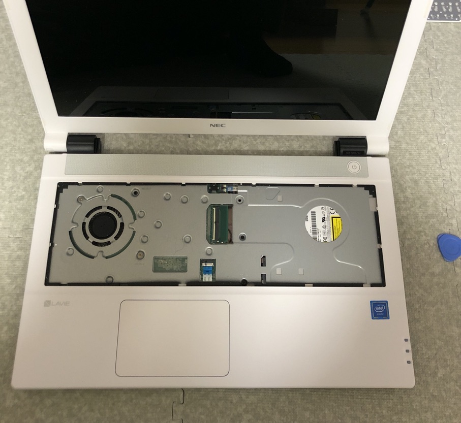 NEC LAVIE、PC-NS100H2W-H4、HDDからSSDへ換装｜トヒツ ラボ