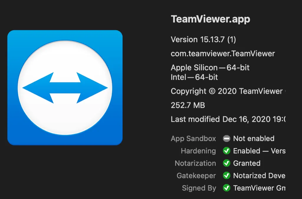 TeamViewerをインストールしてリモートサポートを受ける
